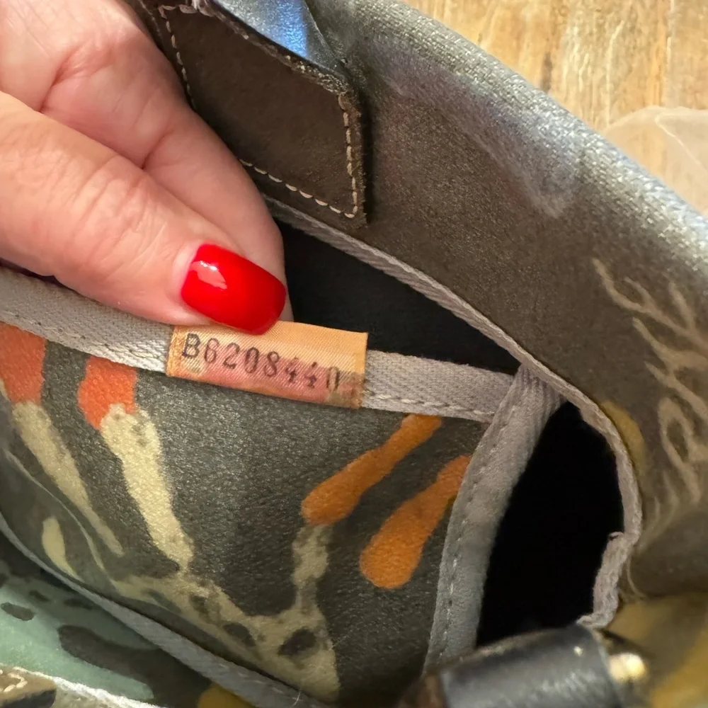 Dooney & Bourke Multicolor Handprint Bag Bundle